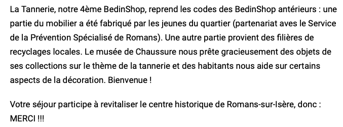 Présentation Bedinshop