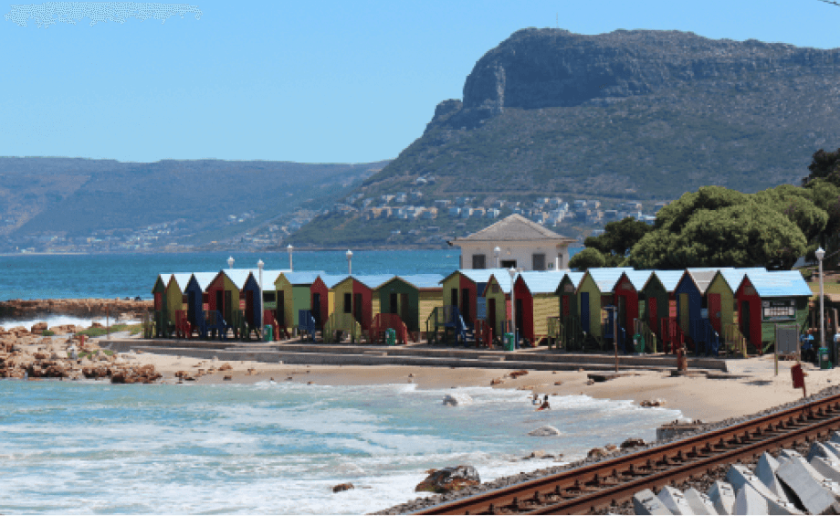 plage de Muizenberg près du Cap - Afrique du Sud