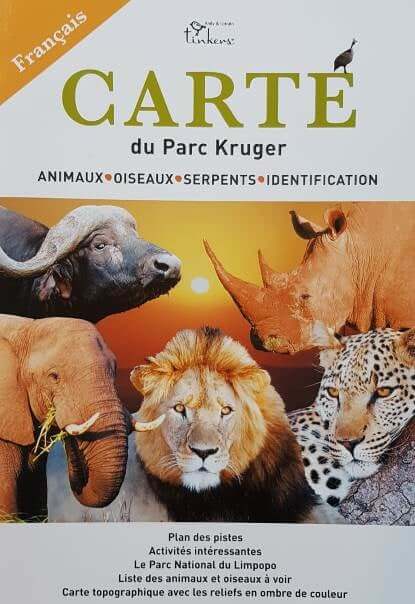 Carte du Parc Kruger